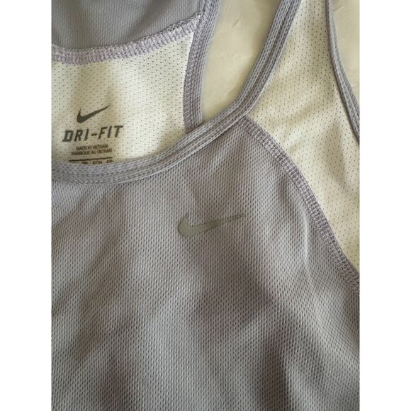 Lavender Nike Dri-FIT Mesh Tank - Picture 1 of 6